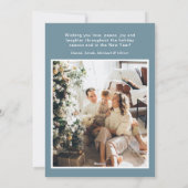 Buon Natale 4 Photo Flat Holiday Card Feestdagenkaart (Achterkant)