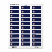 Buon Natale Adresetiketten Etiket (Full Sheet)