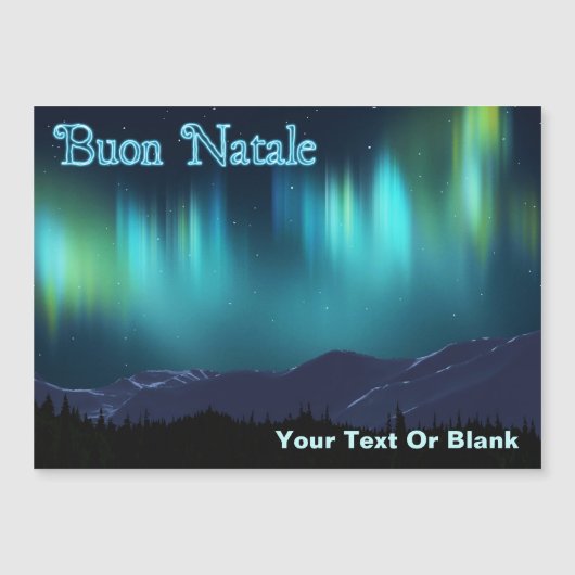 Buon Natale - Aurora Borealis (Voorkant)