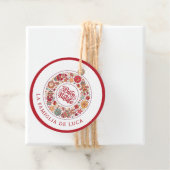 Buon Natale Bedankjes Labels (In situ)