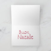 Buon Natale Biglietto Di Auguri - Saluto in carta Feestdagen Kaart (Binnen)