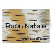 Buon Natale - Birchbark (Voorkant Horizontaal)