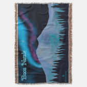 Buon Natale - Blue Aurora Deken (Voorkant Verticaal)