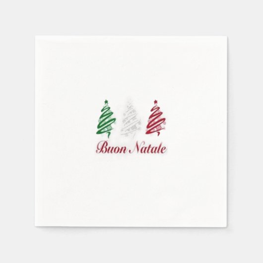 Buon Natale Christmas Napkins Servet (Voorkant)