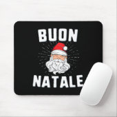 Buon natale christmasitaly italiaanse santa babbo muismat (Met muis)