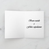 Buon natale - de Italiaanse Wensen van Kerstmis Feestdagen Kaart (Binnen)