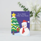 Buon Natale e Felice Anno Nuovo Feestdagenkaart (Staand voorkant)