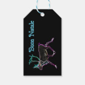 Buon Natale - Electric Cariou Cadeaulabel (Voorkant)