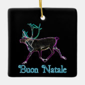 Buon Natale - Electric Cariou Keramisch Ornament (Voorkant)