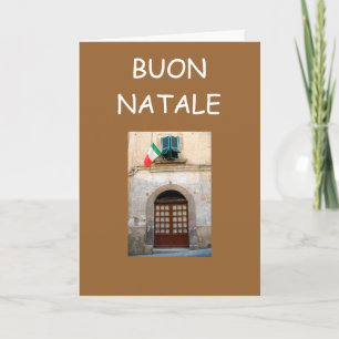 BUON NATALE FEESTDAGEN KAART