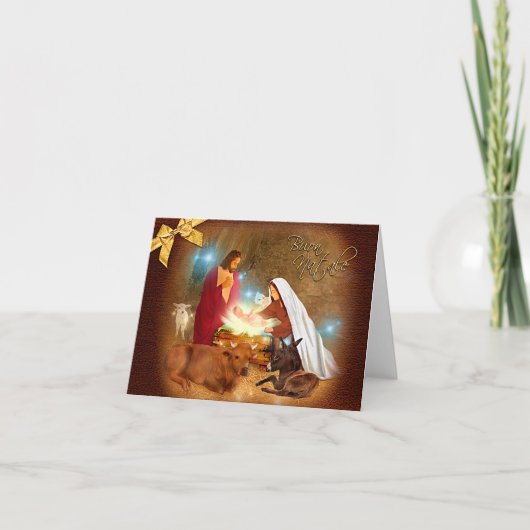 Buon Natale Feestdagen Kaart (Voorkant)