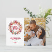 Buon Natale Feestdagenkaart (Staand voorkant)