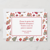 Buon Natale Feestdagenkaart (Achterkant)