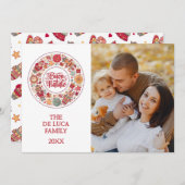 Buon Natale Feestdagenkaart (Voorkant / Achterkant)