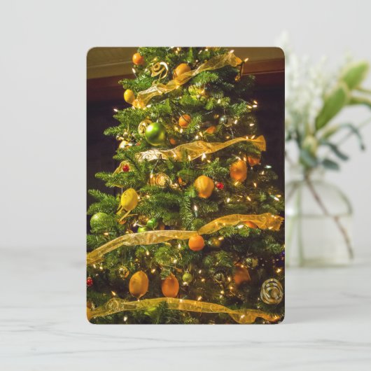 Buon Natale Feestdagenkaart (Staand voorkant)