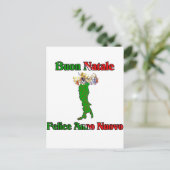 Buon Natale Felice Anno Nuovo Feestdagenkaart (Staand voorkant)