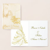 Buon Natale Felice Anno Nuovo  Folie Folie Kaarten (Display)