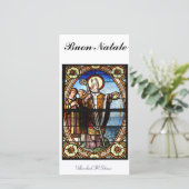 Buon Natale Fotokarte Feestdagenkaart (Staand voorkant)