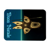 Buon Natale - Fractal Inuit Hunter Magneet (Horizontaal)