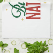 Buon Natale Gift Italian Christmas Theedoek (Gevouwen)