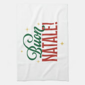 Buon Natale Gift Italian Christmas Theedoek (Verticaal)