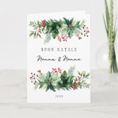 Buon Natale Holiday Kaart (Voorkant)