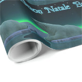 Buon Natale - Ice Edge Polar-Beer Cadeaupapier (Rol Hoek)