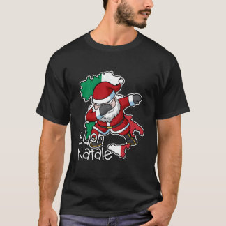 Buon Natale Italiaans Italië Kerstman Italië T-shirt