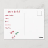 Buon Natale Italiaans kerstfeest Briefkaart (Achterkant)