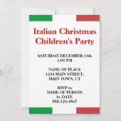 Buon Natale, Italiaans kerstfeest Uitnodiging (Achterkant)