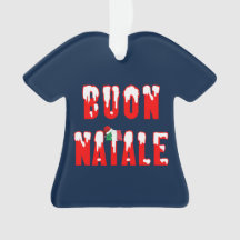 Buon Natale Italiaans kerstrecoratie