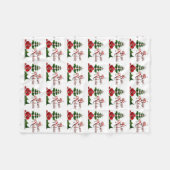 **BUON NATALE** ITALIAANSE CHRISTMAS BLANKET FLEECE DEKEN (Voorkant (Horizontaal))