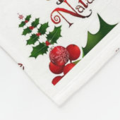 **BUON NATALE** ITALIAANSE CHRISTMAS BLANKET FLEECE DEKEN (Hoek)