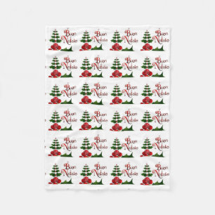 **BUON NATALE** ITALIAANSE CHRISTMAS BLANKET FLEECE DEKEN