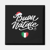 Buon Natale Italiaanse familie Kerstmis, Italië Pr Magneet (Voorkant)
