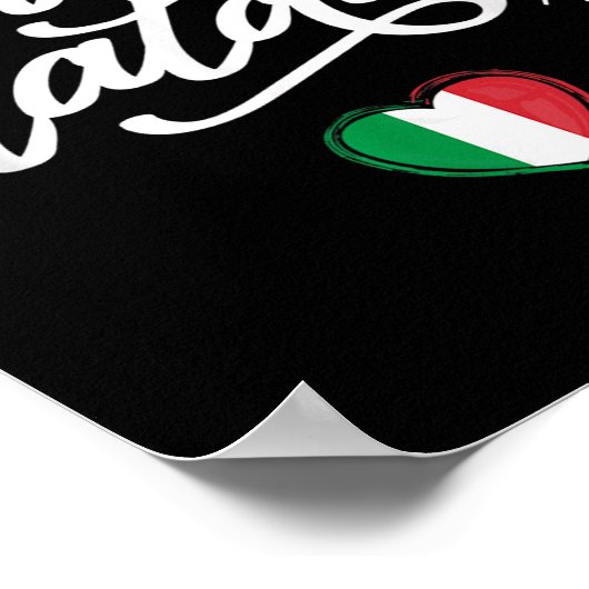 Buon Natale Italiaanse familie Kerstmis, Italië Pr Poster (Hoek)