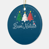 Buon Natale - Italiaanse kerstboom Keramisch Ornament (Links)