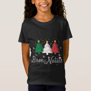 Buon Natale Italiaanse Kerstboom - Kerstmis T-shirt