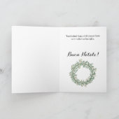 Buon Natale, Italiaanse kerstkaart Feestdagen Kaart (Binnen)