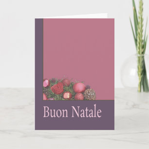 Buon Natale - Italiaanse kerstKaart Feestdagen Kaart