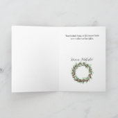 Buon Natale, Italiaanse kerstkaart Feestdagen Kaart (Binnen)