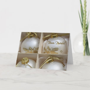 Buon Natale Italiaanse kerstkaart Feestdagen Kaart