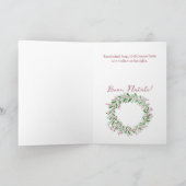 Buon Natale, Italiaanse kerstkaart Feestdagen Kaart (Binnen)