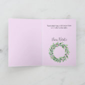 Buon Natale, Italiaanse kerstkaart Feestdagen Kaart (Binnen)