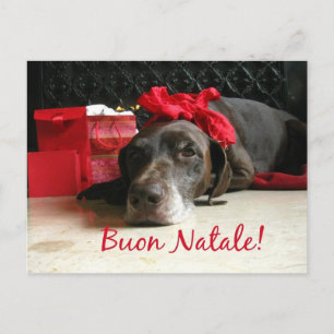 Buon Natale Italiaanse kerstkaart Feestdagenkaart