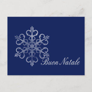 Buon Natale Italiaanse kerstkaart Feestdagenkaart