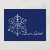 Buon Natale Italiaanse kerstkaart Feestdagenkaart (Voorkant)