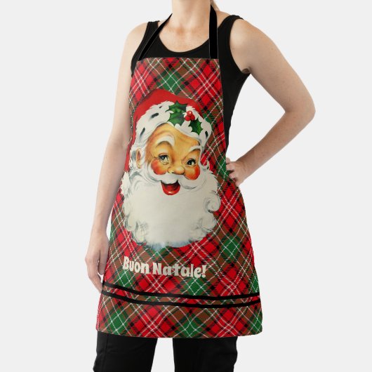 Buon Natale: Italiaanse kerstkerstkerstkerstkerstk Schort (Insitu)