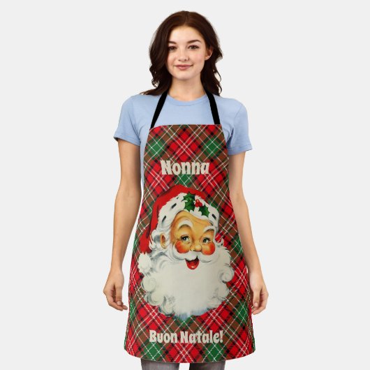 Buon Natale: Italiaanse kerstkerstkerstkerstkerstk Schort (Gedragen)