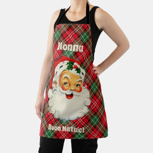 Buon Natale: Italiaanse kerstkerstkerstkerstkerstk Schort (Insitu)